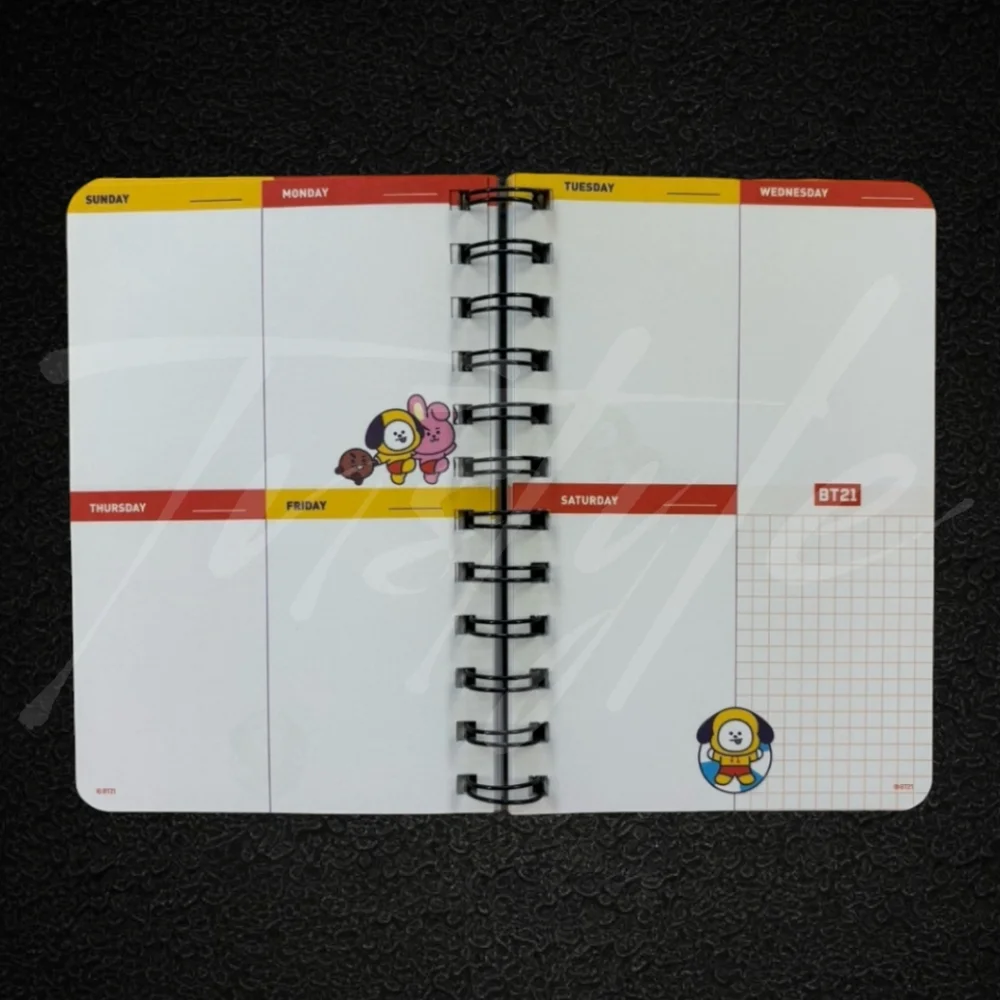 ⭐ONLY ONE⭐ BT21 Undated Monthly/Weekly Planner - Chimmy